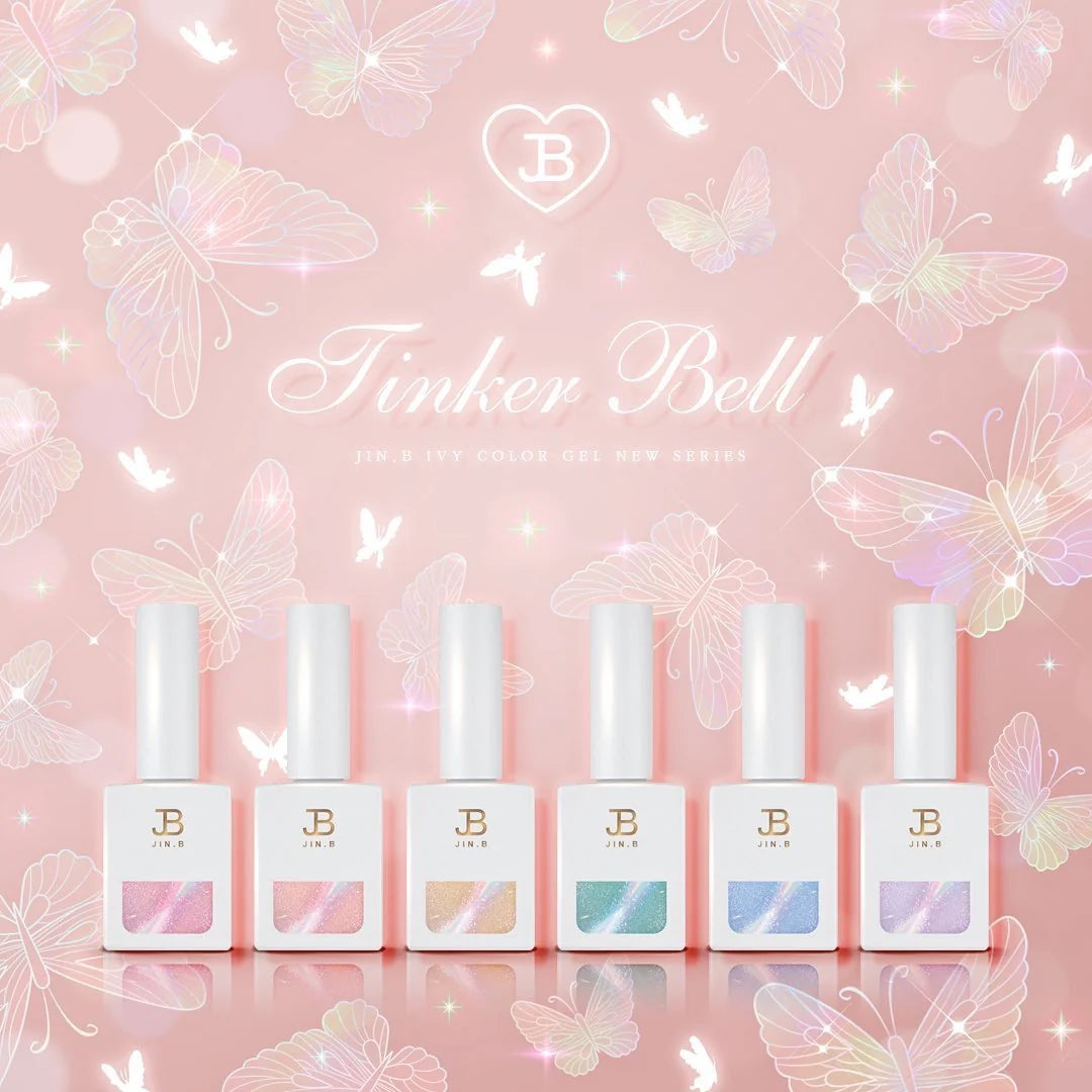 JIN.B Tinker Bell Cateye Gel Set (6 pcs)