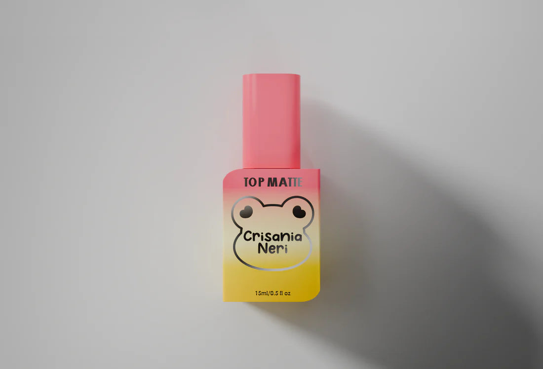 Crisania Neri - Top Matte – Non-Wipe Matte Top Coat for Chrome Isolation – 15 ml