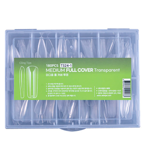 Viewgel - Cling Tip Gel Nail Tip Extension Full Tip 180 Tip (6 types)