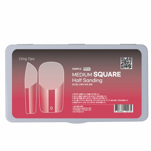 Viewgel - Cling Tip Square 550Tips (3 types)