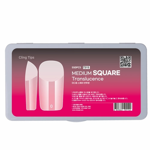 Viewgel - Cling Tip Square 550Tips (3 types)