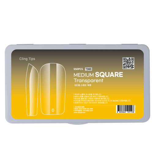 Viewgel - Cling Tip Square 550Tips (3 types)