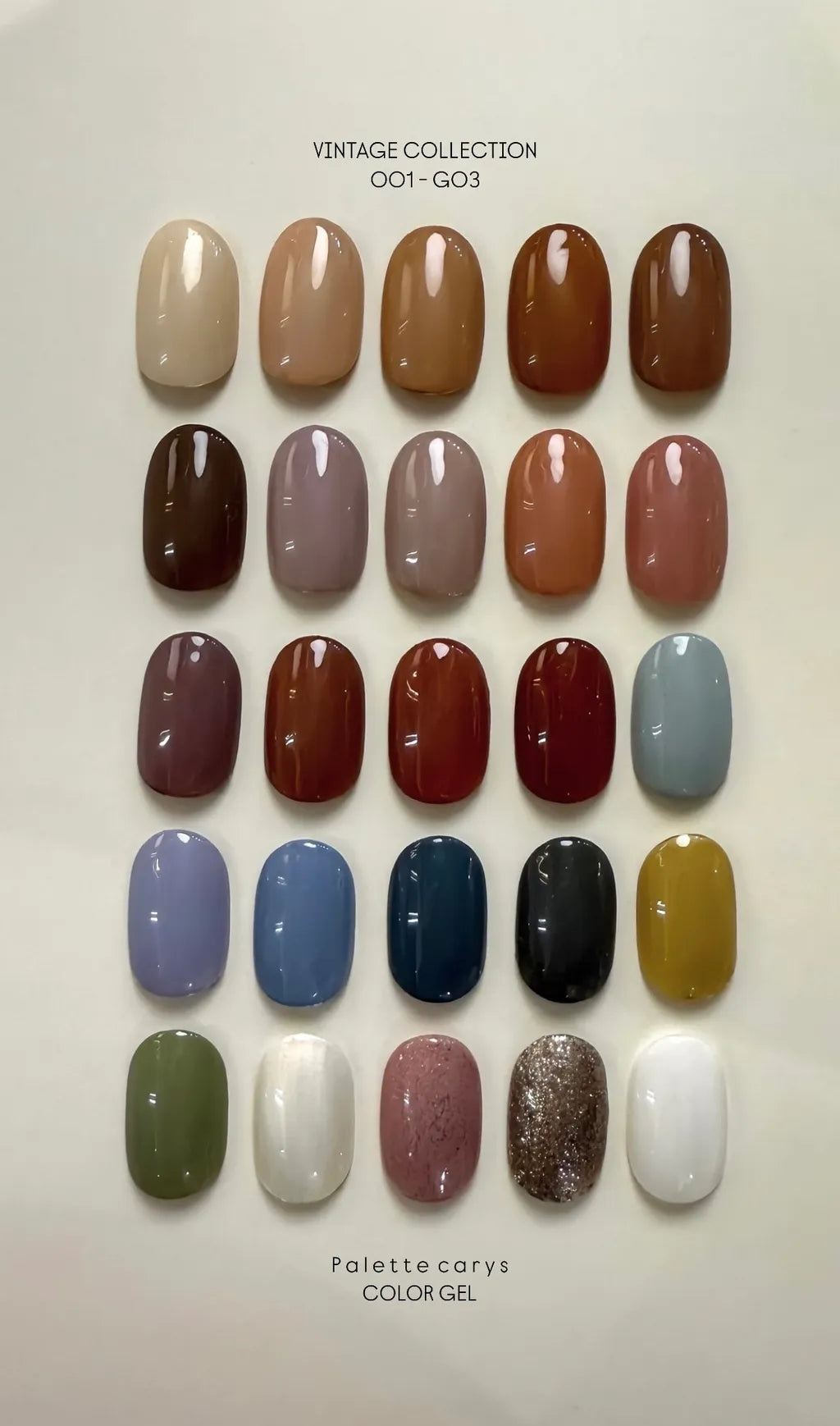 Palette Carys Vintage Collection (Individual Gels/Full Set)