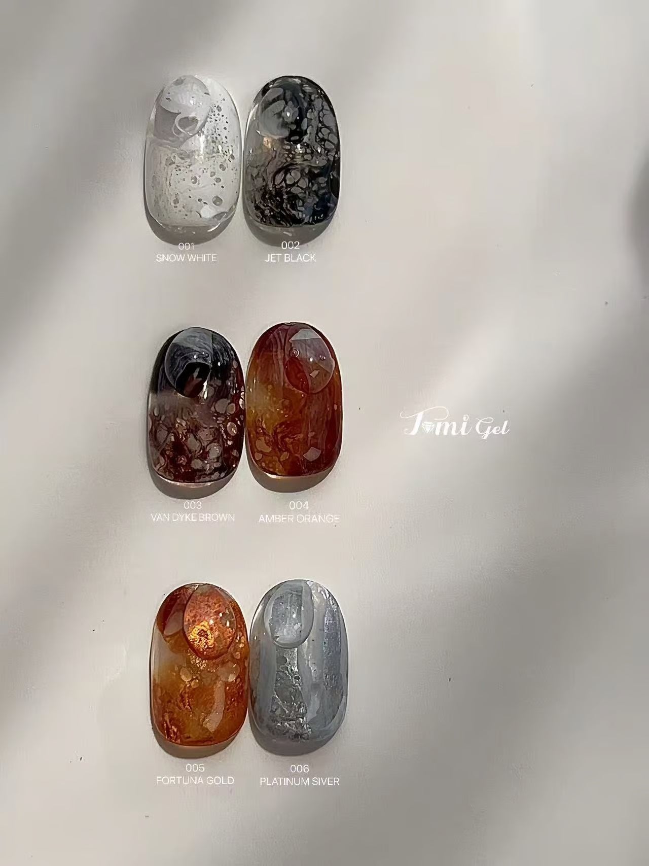 Tominail - Wave Ink 6 Color Set