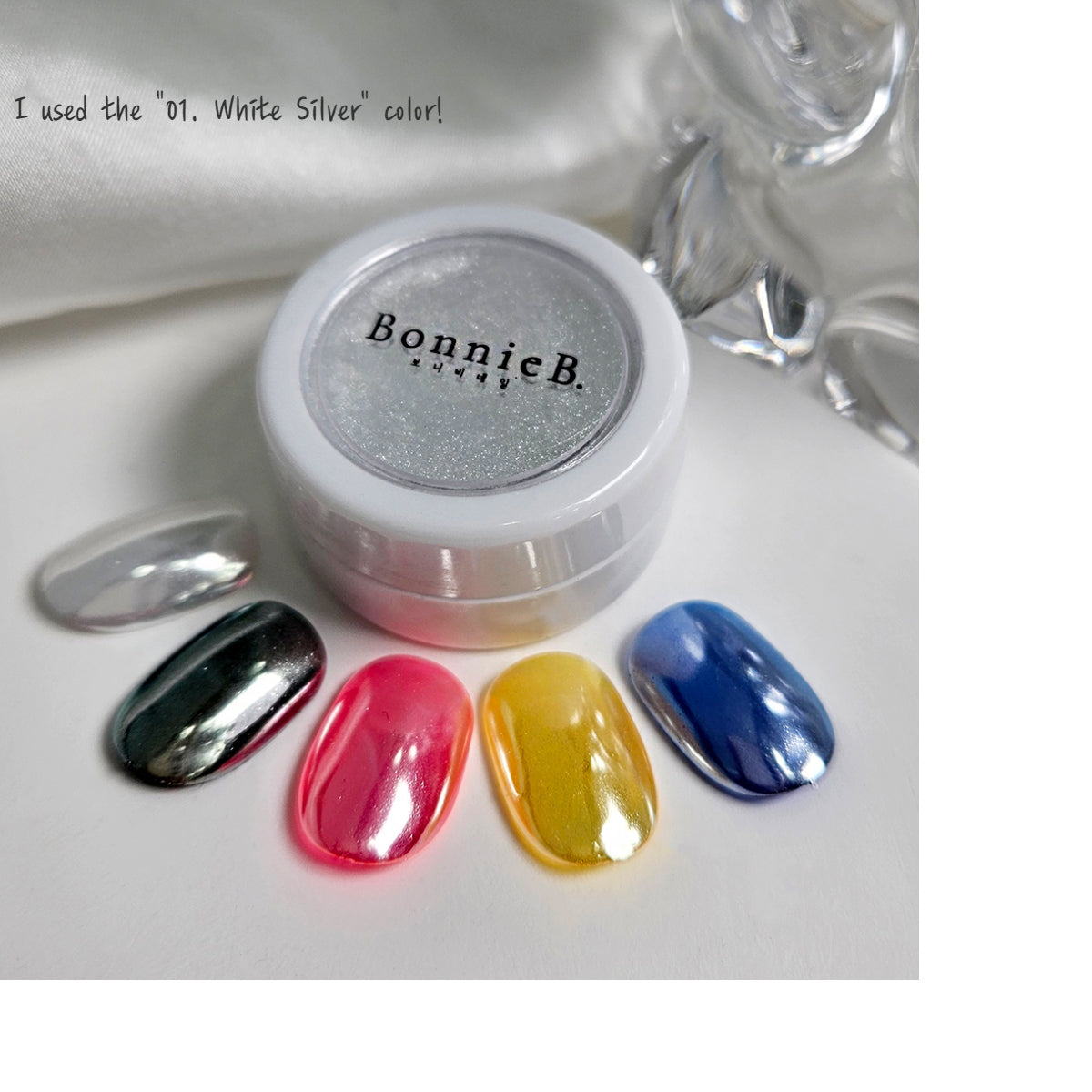 Bonniebee Metallic Mirror Powder [3 Types]