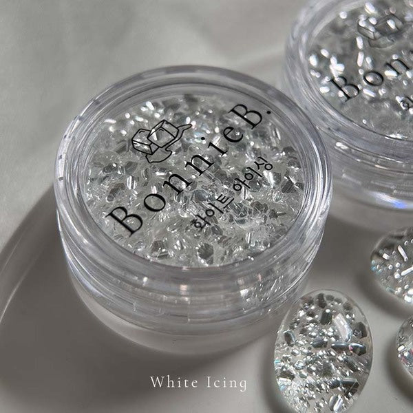 Bonniebee - Icing Nail Glitter (Pink/Blue/White)