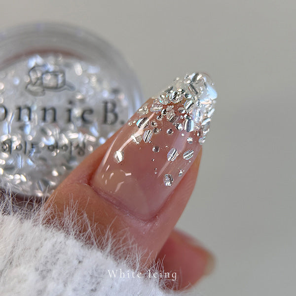 Bonniebee - Icing Nail Glitter (Pink/Blue/White)