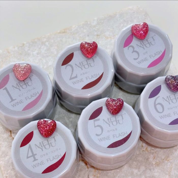 Meet You - Wine Flash Gel (4g jars) 6 types