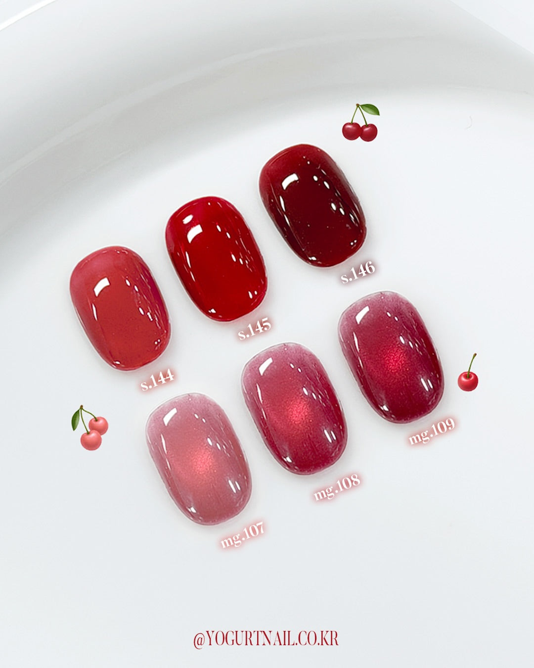 Yogurt Nail Kr. - Cherry Red