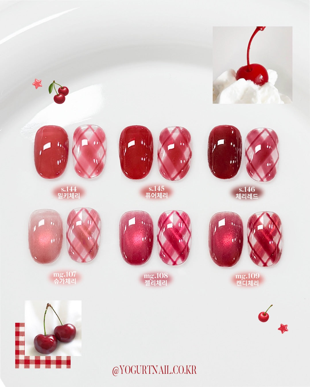 Yogurt Nail Kr. - Cherry Red