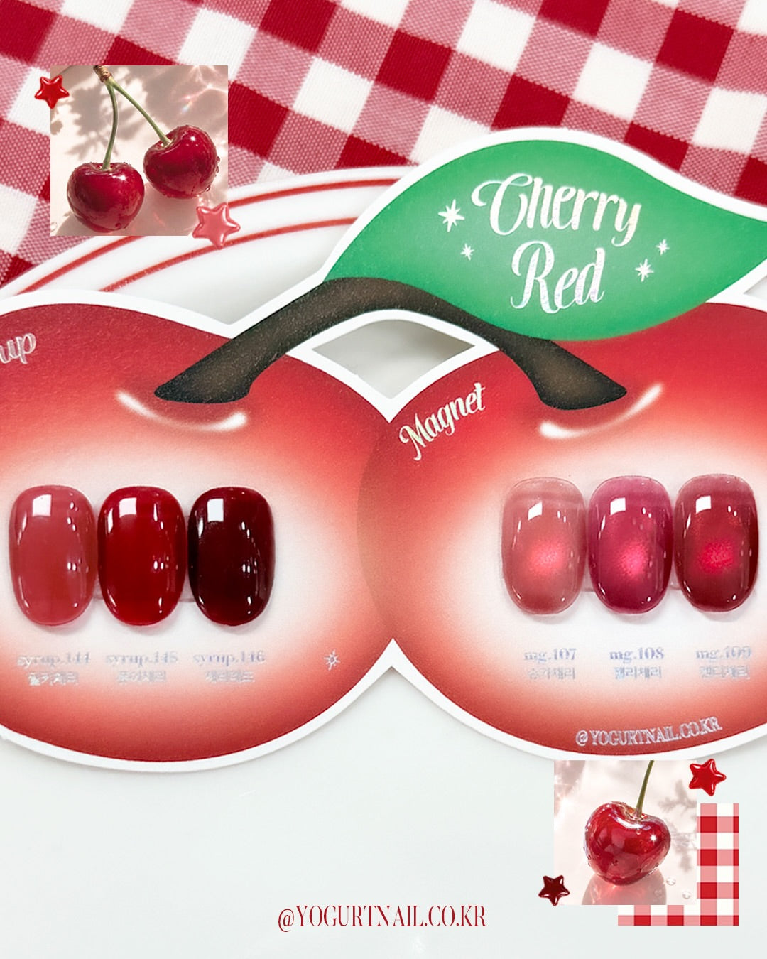Yogurt Nail Kr. - Cherry Red