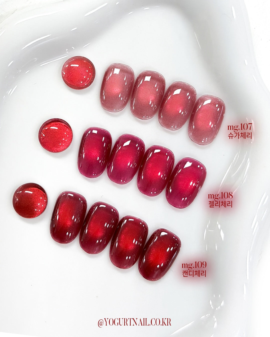 Yogurt Nail Kr. - Cherry Red