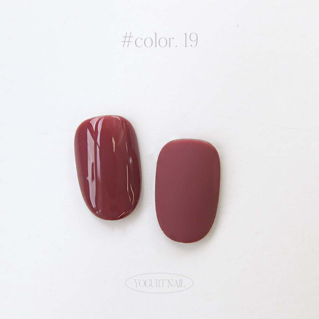 Yogurt Nail - Grocery #19 (Deep Pink Brown)