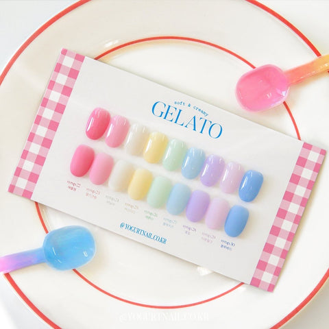 Yogurt Nail Kr. Gelato Collection (Full Set/Individual Colors Available)