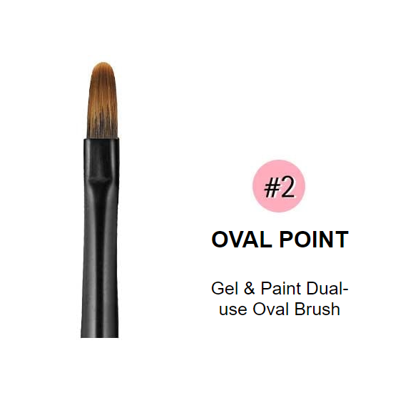 DIAMI no.2 Oval Point Brush