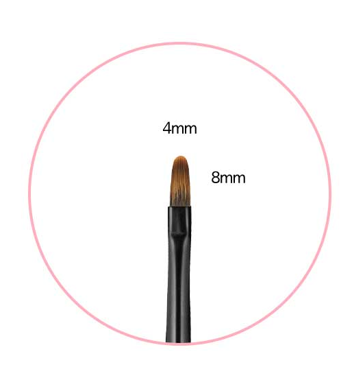 DIAMI no.2 Oval Point Brush