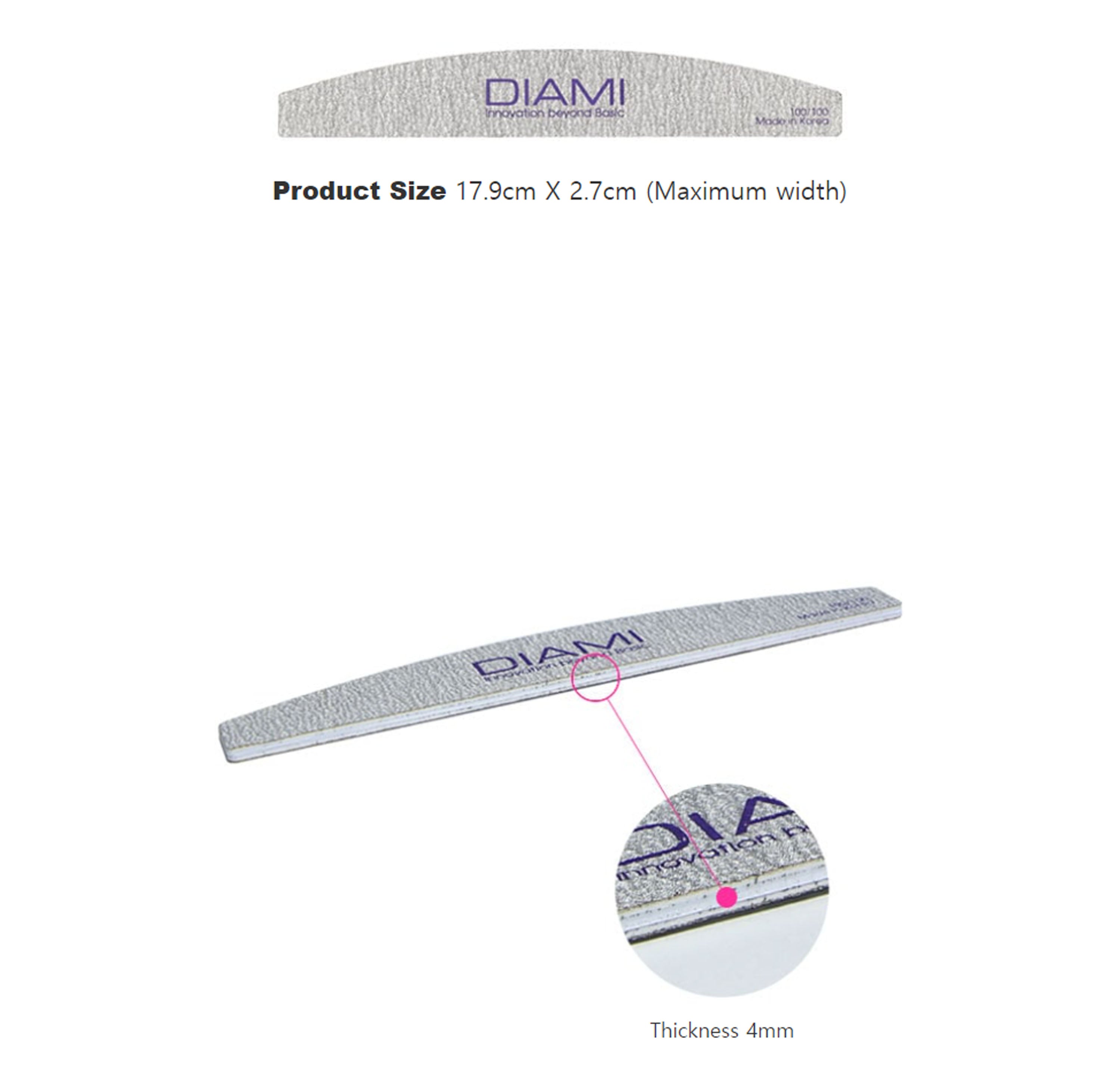 DIAMI Nail File 100 grit