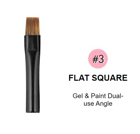 DIAMI no.3 Flat Square Brush