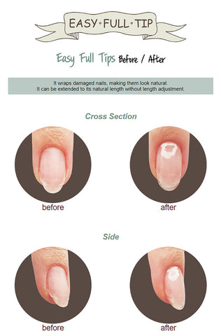 DIAMI Easy Full Tip Extensions (Oval and Round)