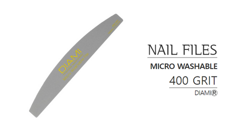 DIAMI Micro Washable File 400Grit [Natural Nail]