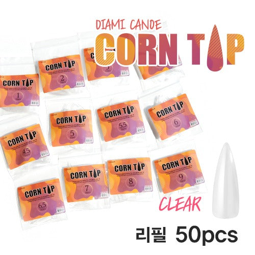 DIAMI Corn Tip Refills (Clear Nail Extensions)