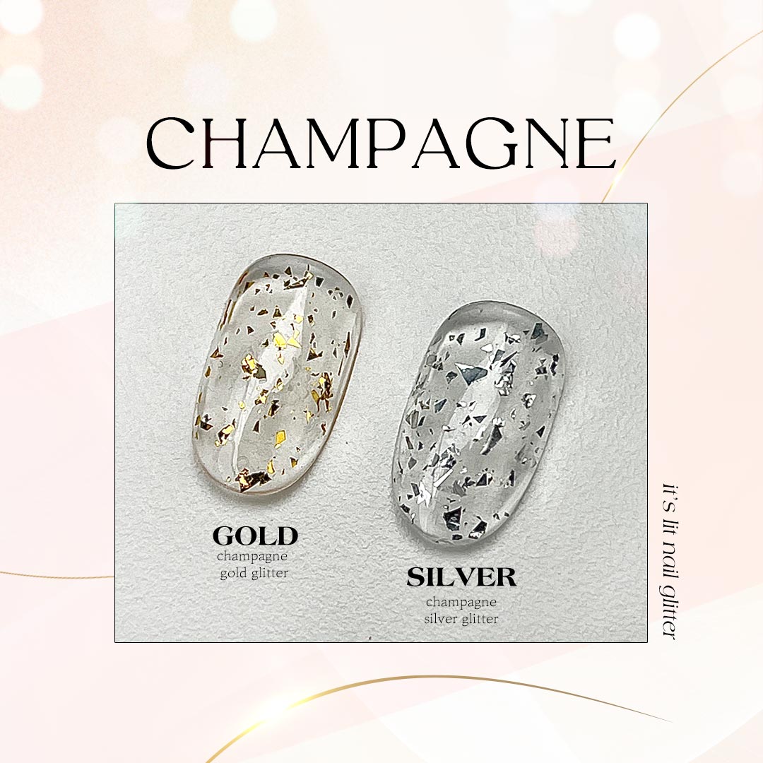 It's Lit - Champagne Series Silver Champagne Gel