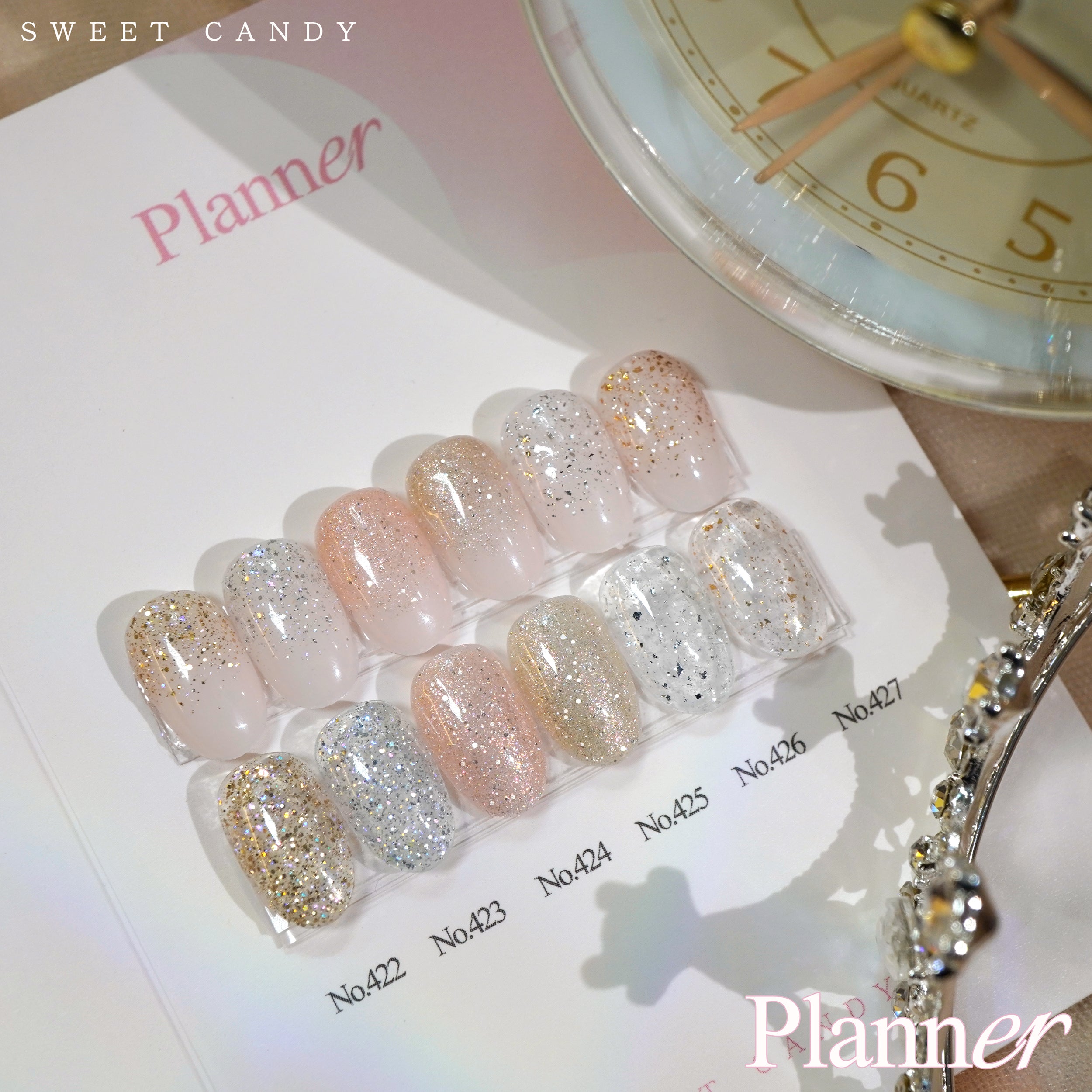 Candy Gel Planner Glitter Gel No 425