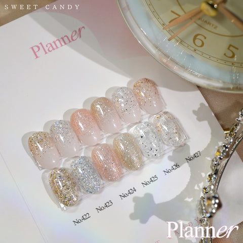 Candy Gel Planner Glitter Gel (6 Pc Collection)