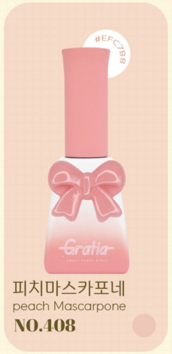 Sweet Candy Gel Gratia - No.408 Peach Mascarpone