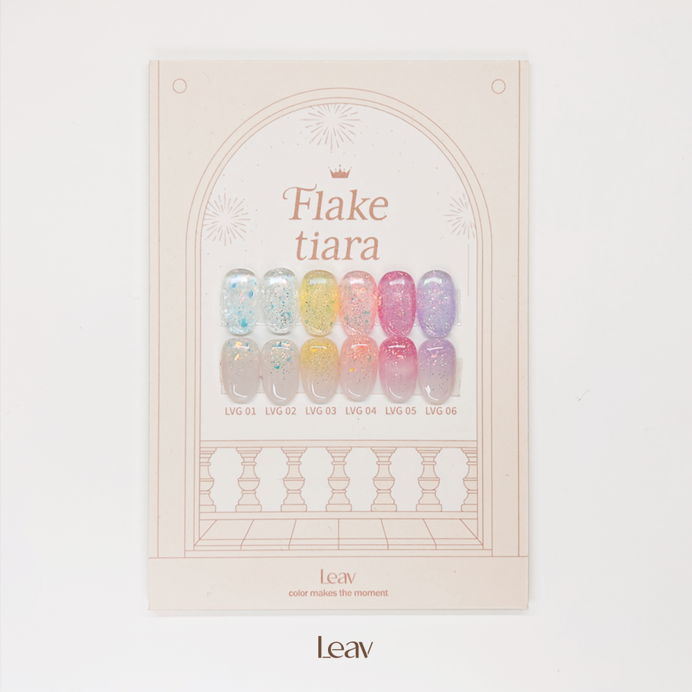 Flake Tiara Collection - Leav LVG04