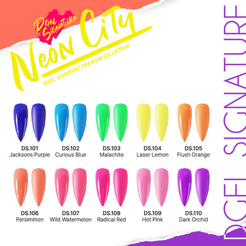 DGEL Signature Neon City Collection (Individual Colors/Set)