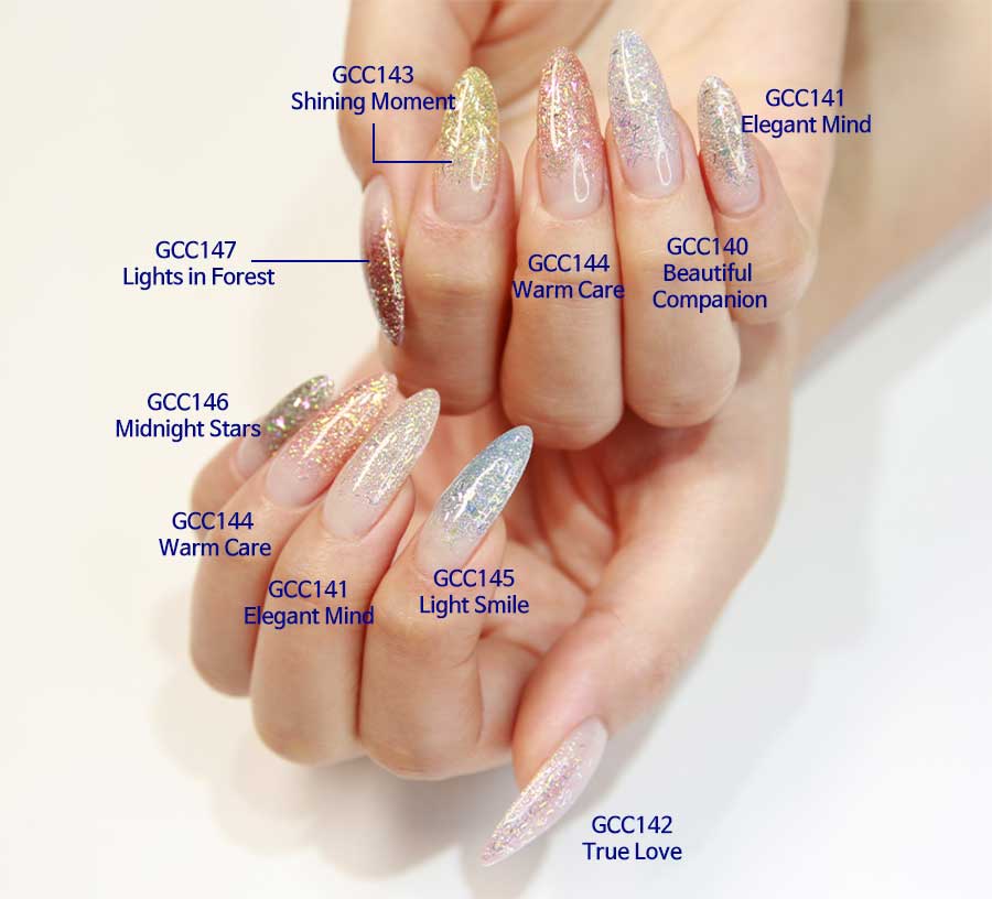 Star on the Tree Glitter Gel 8colors / Bottle Type (14ml)