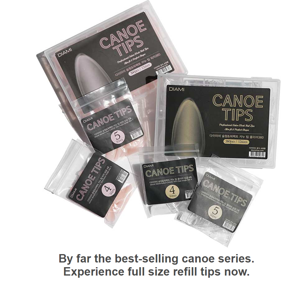 DIAMI Canoe Tips Refill (Clear ONLY)