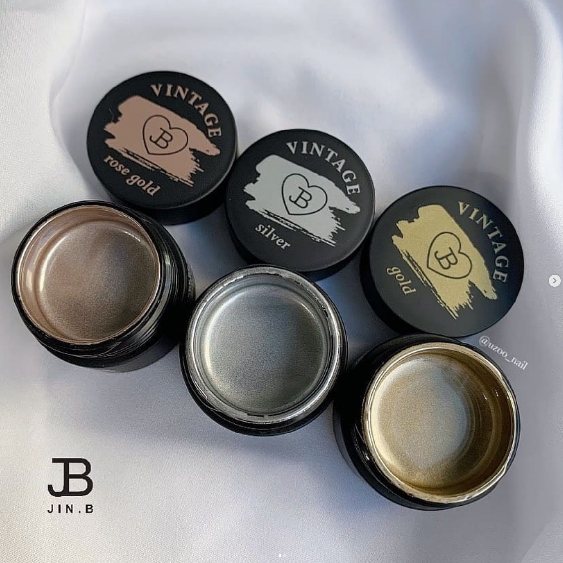 JIN.B Vintage Metal Gel Liner Set (3pc)