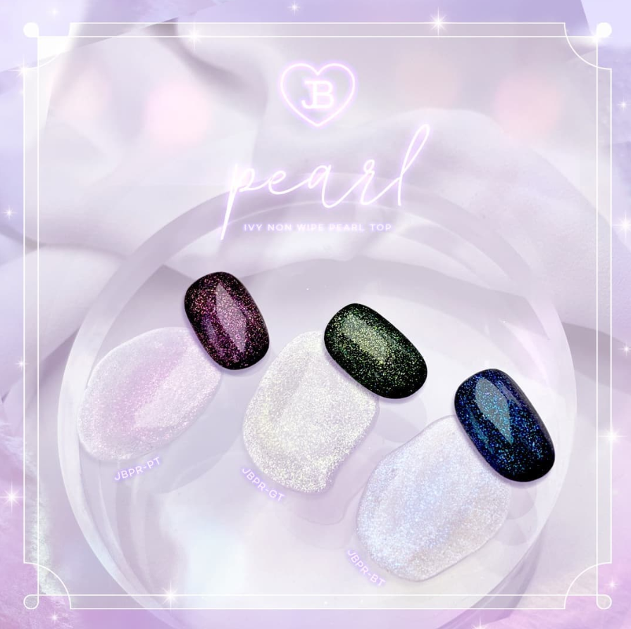 JIN.B Non-wipe Pearl Top Gel (Set of 3)