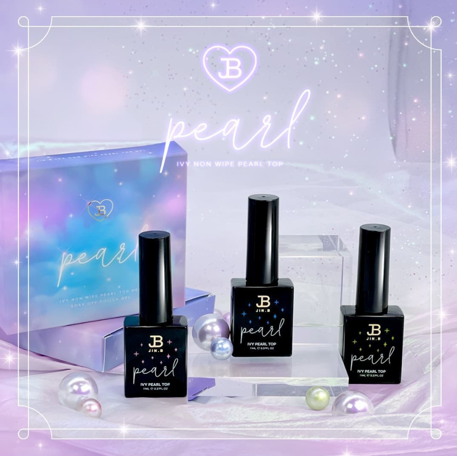 JIN.B Non-wipe Pearl Top Gel (Set of 3)