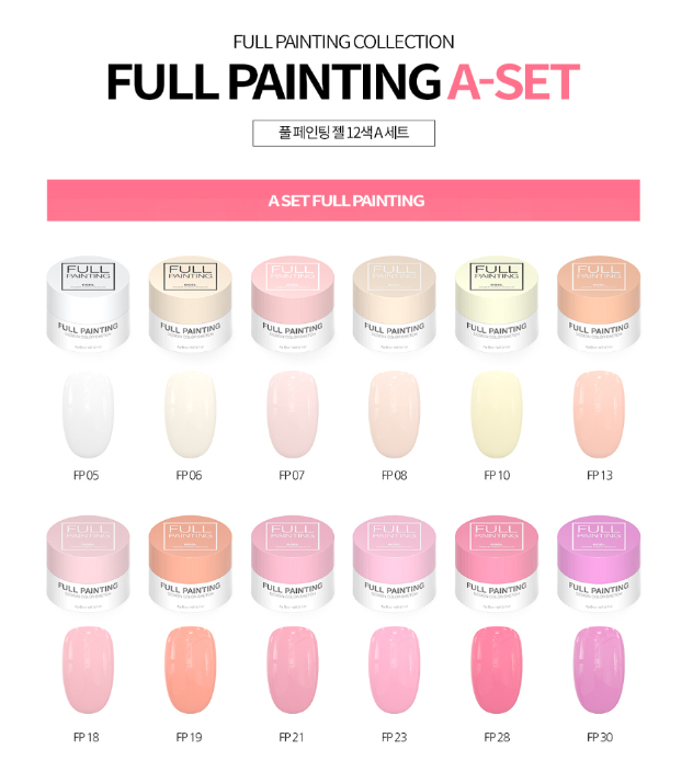 DGEL Full Painting Gel Collection (60 Colors)