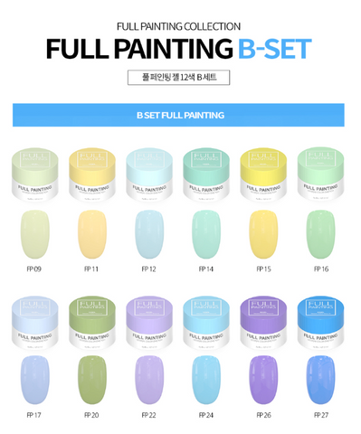 DGEL Full Painting Gel Collection (60 Colors) (Free stand holder)