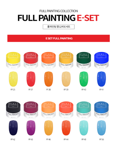 DGEL Full Painting Gel Collection (60 Colors) (Free stand holder)