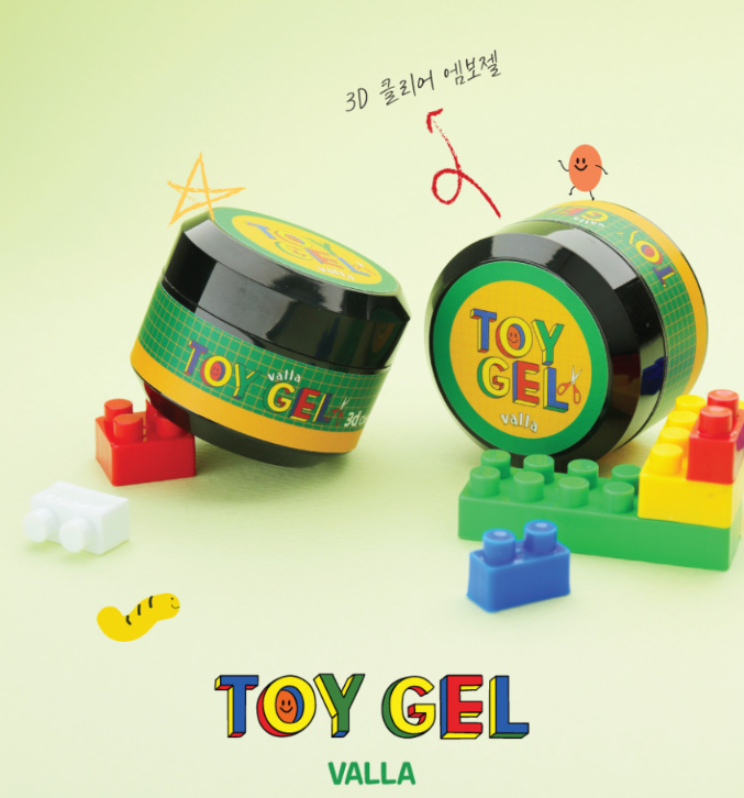 VALLA Toy Gel 3D Clear Clay/Embossing Gel