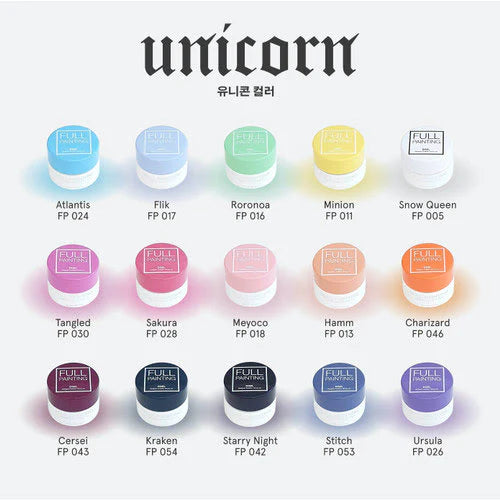 DGEL x Popcoat Unicorn Painting Gel Collection (15 colors)