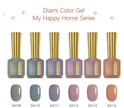 DIAMI Color Gel My Happy Home Series F/W 2022 (Full Set/Individual Colors)
