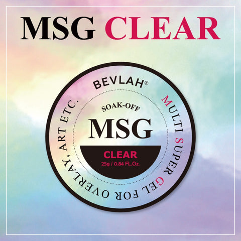 MSG - Clear Soak Off Gel (HEMA-free)