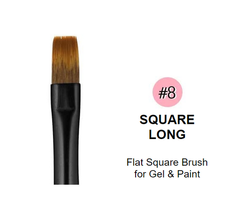 DIAMI No.8 Square Long Brush