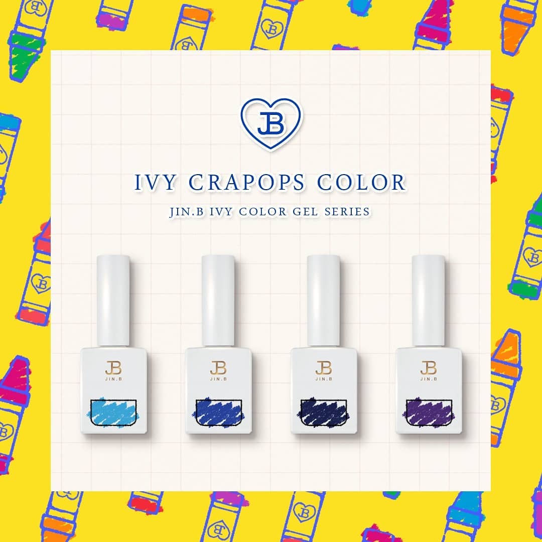 Gracia JIN.B - Crapops Color Gel 10pc Collection