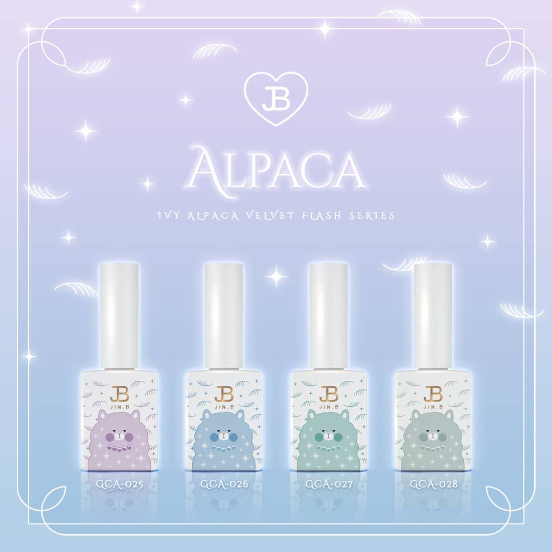 JIN.B Ivy Alpaca ver.4 Flash Velvet Gel 8pc Collection – Sweetie 