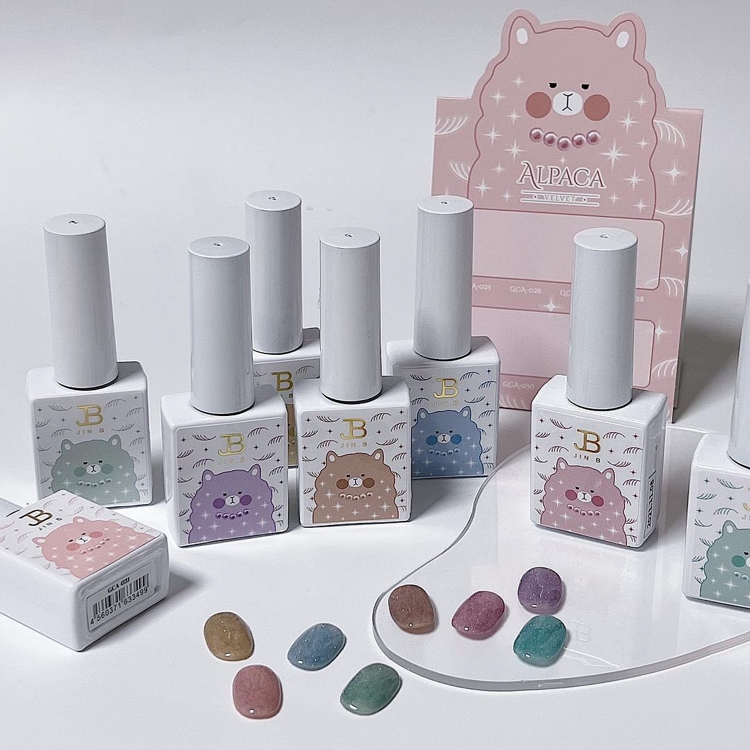 JIN.B Ivy Alpaca ver.4 Flash Velvet Gel 8pc Collection – Sweetie 