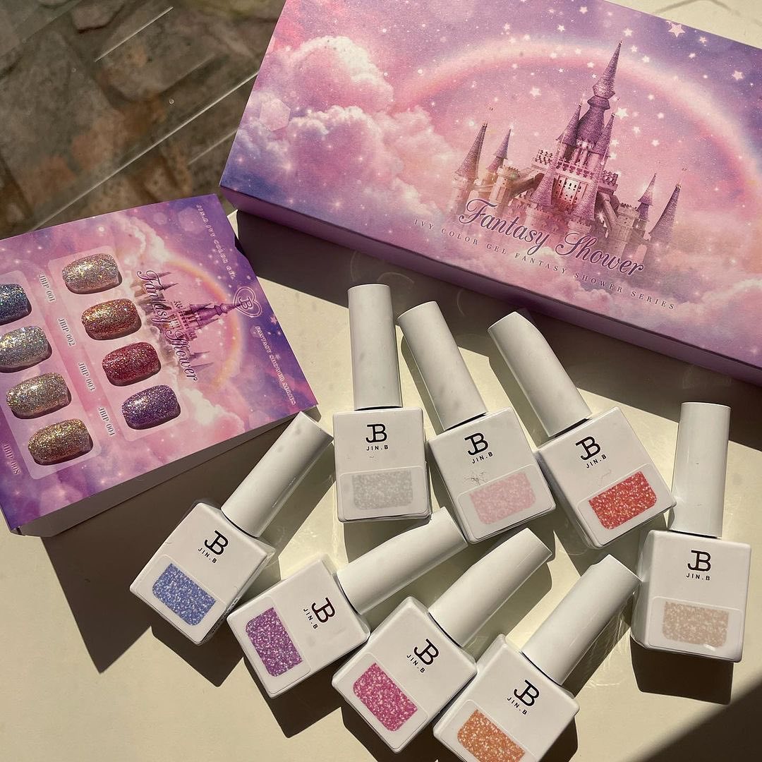 JIN.B Ivy Fantasy Shower 8pc Collection (Glitter Gel)