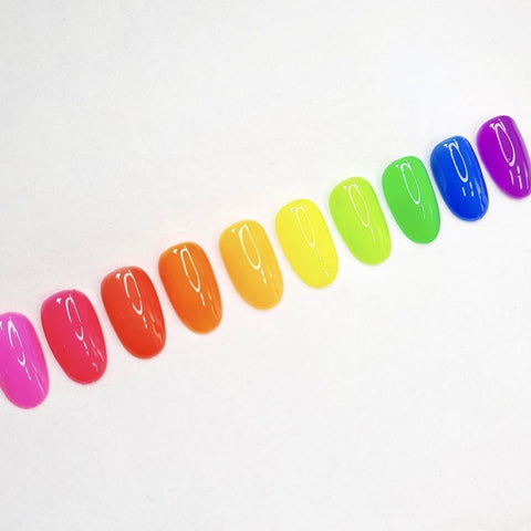 JIN.B Ivy Neinbow Series  10pc Collection (Neon)