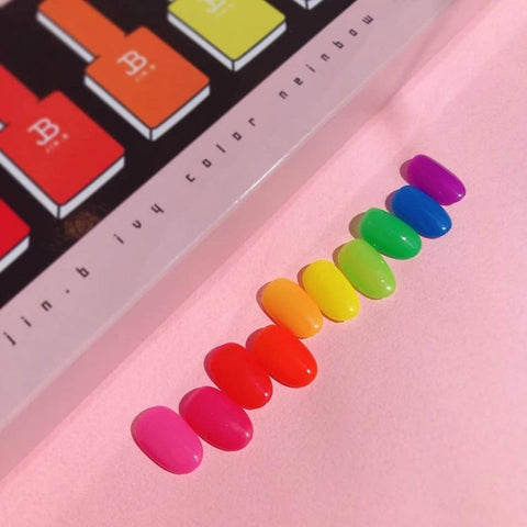 JIN.B Ivy Neinbow Series  10pc Collection (Neon)
